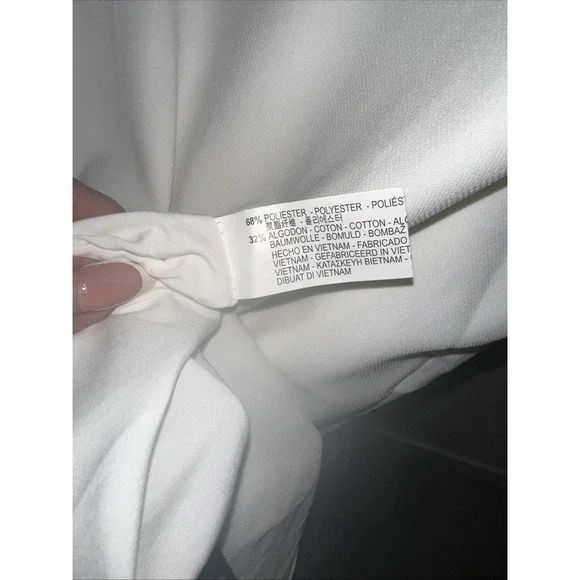Ted Baker London Astrid‎ Pencil Dress White Long Sleeve Size 2